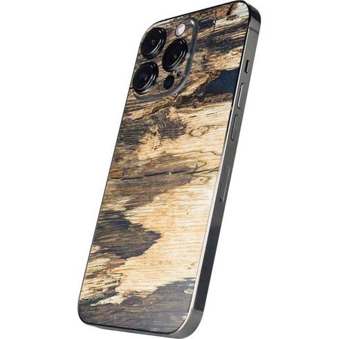 Blue Resin Wood iPhone 14 Pro Skin